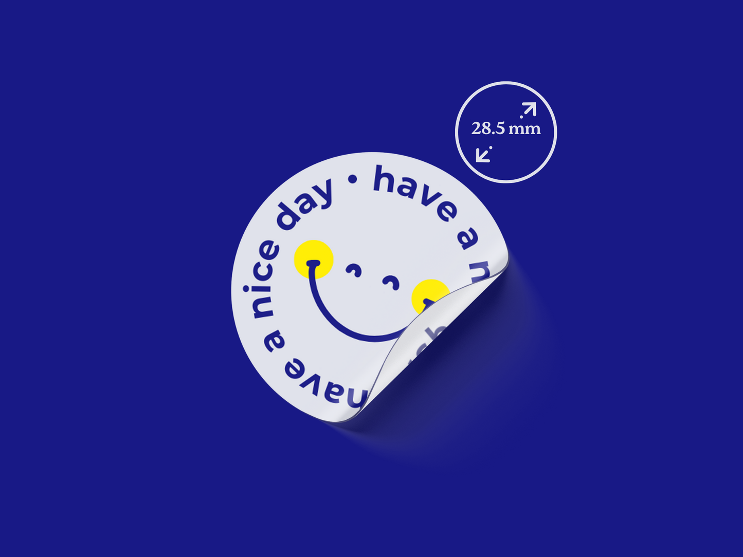 Feuille d'autocollants | Have a nice day