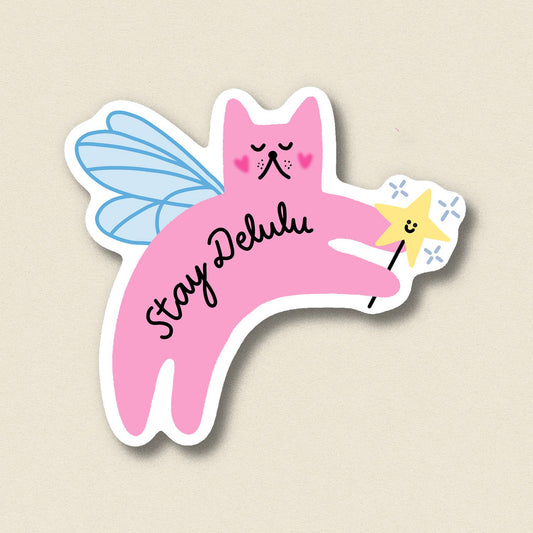 Sticker Stay Delulu