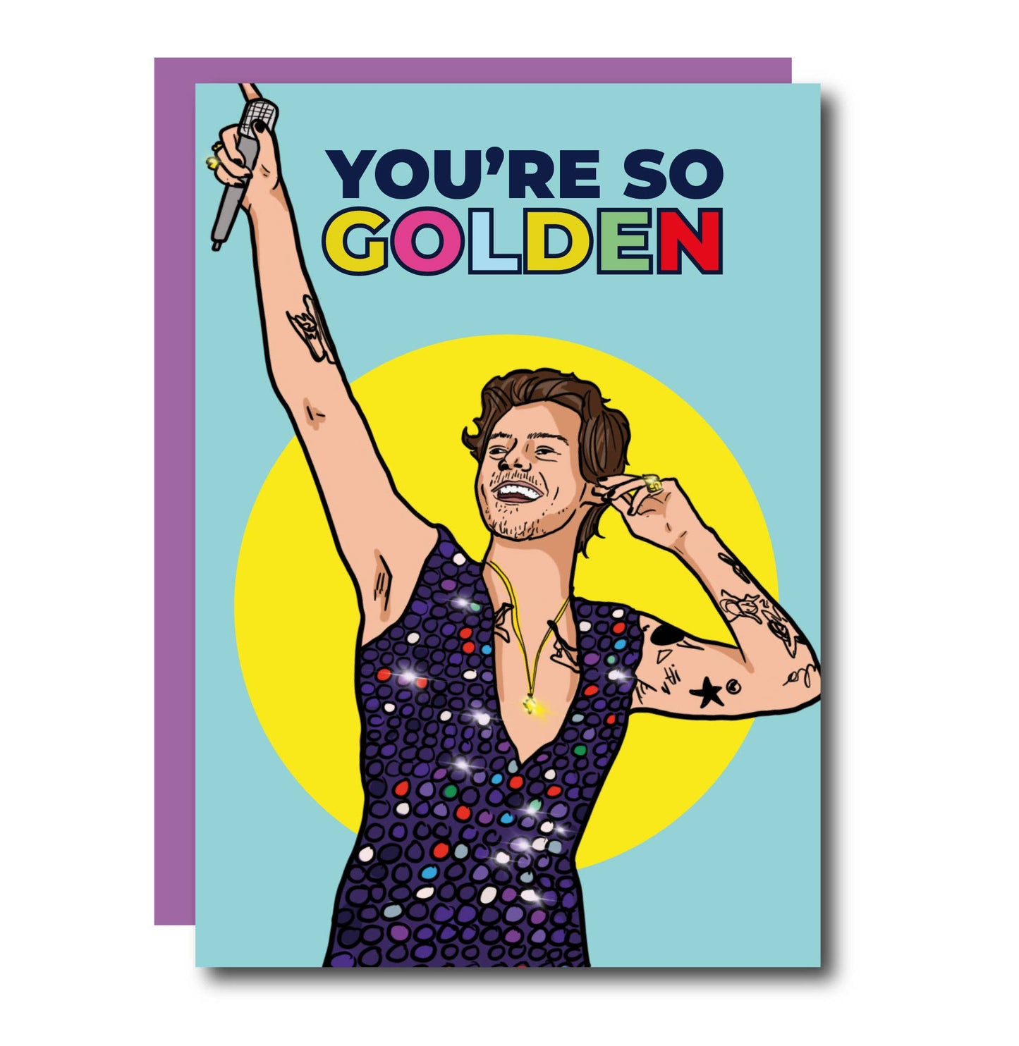 Carte Postale You're So Golden