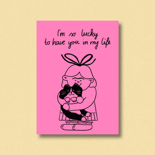 Carte postale Lucky
