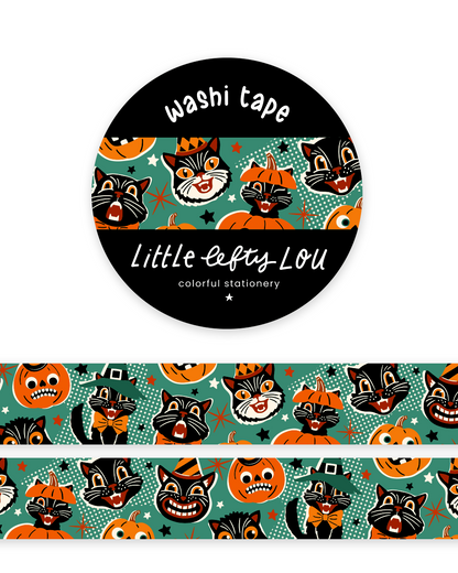 Washi Tape - Halloween Vintage Vert