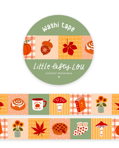 Washi Tape - Patchwork d'Automne