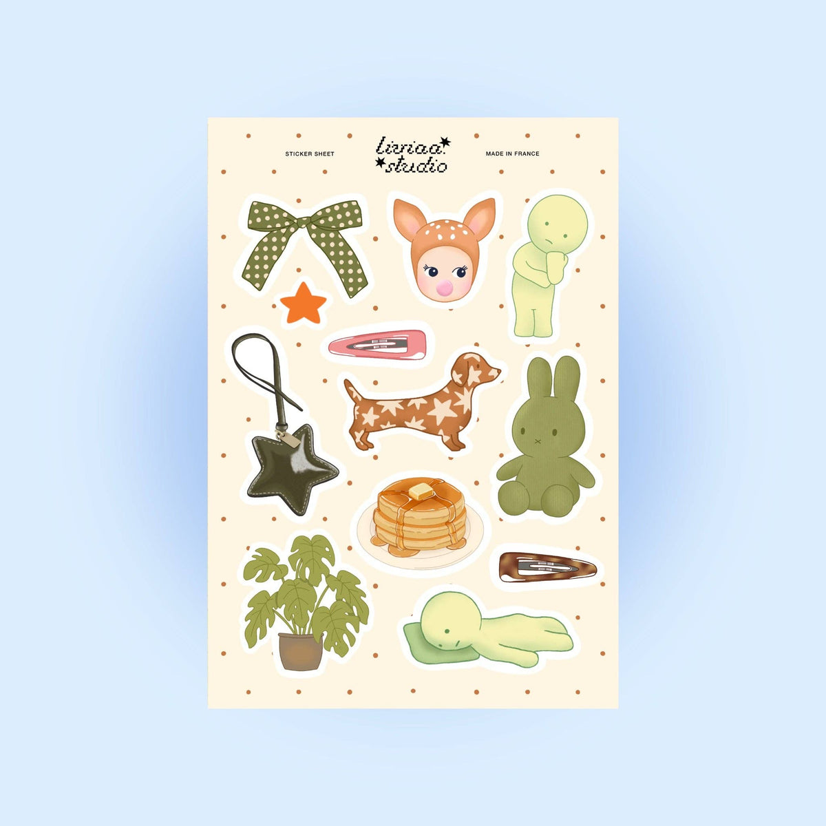 Planche de stickers A5 - COZY HOME