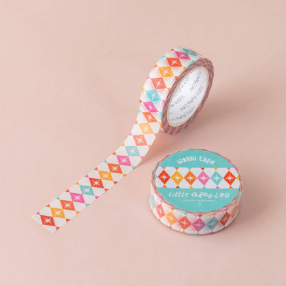 Washi Tape - Multicolore Arlequin Étoilé