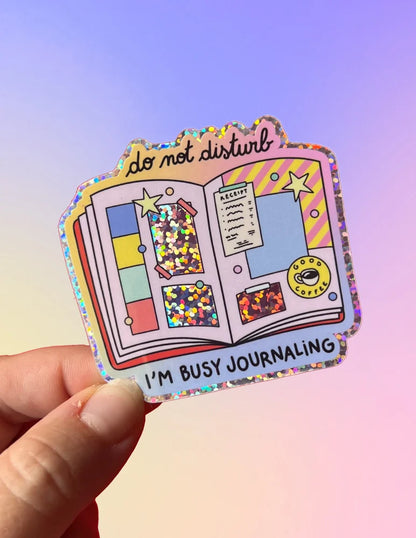 Sticker Busy journaling