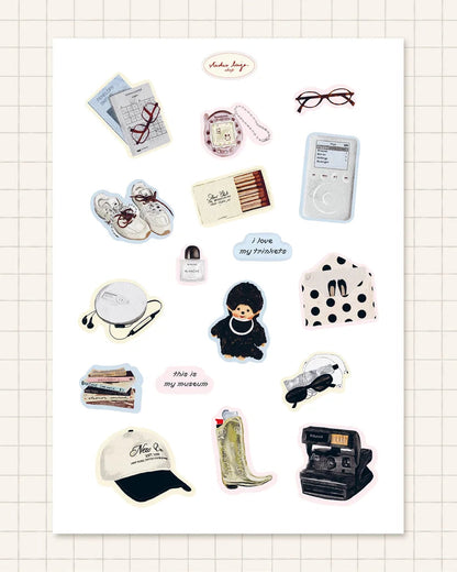 Planche de Stickers A5 - My trinkets