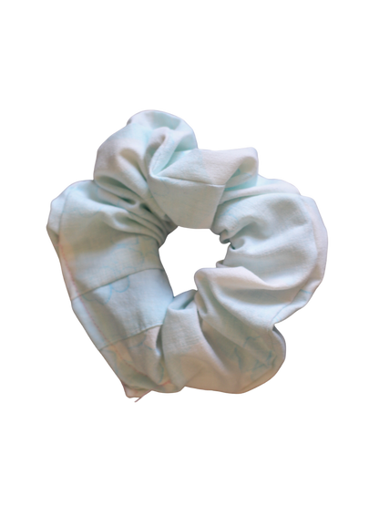 Scrunchie à fleurs pastel