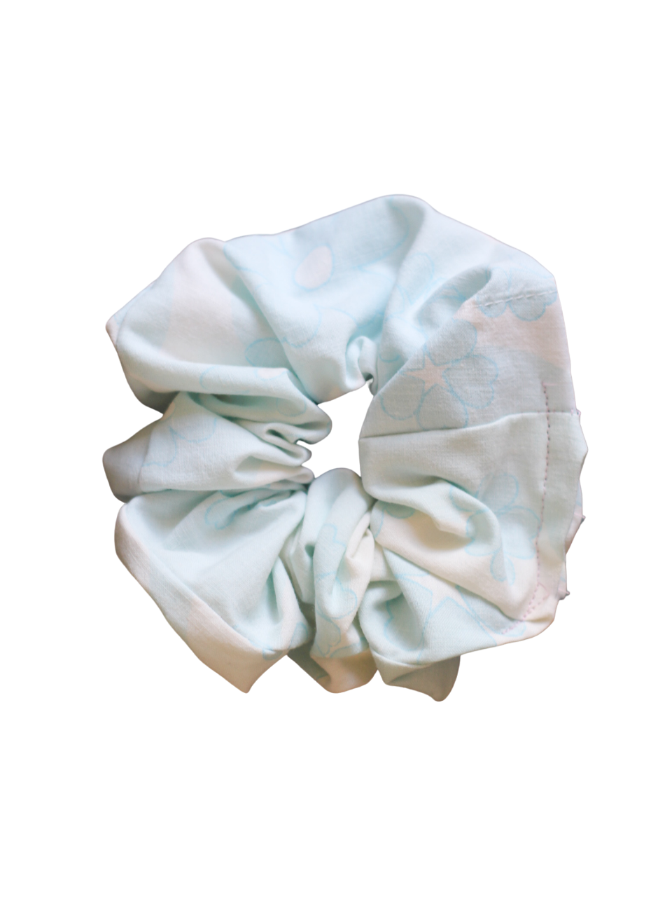 Scrunchie à fleurs pastel