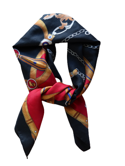 Foulard imprimé chaînes