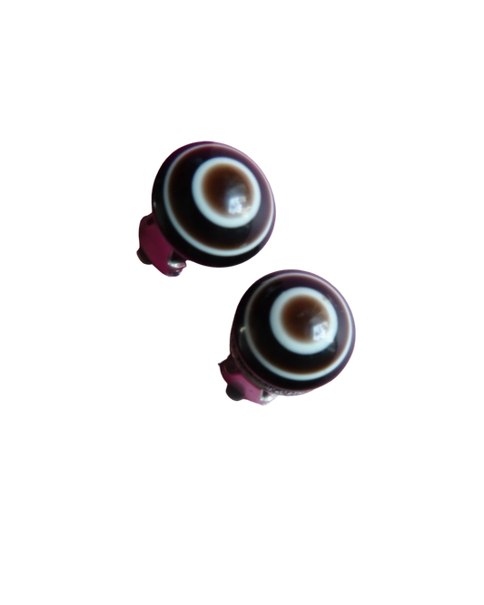 Boucles d'oreilles en forme de rond