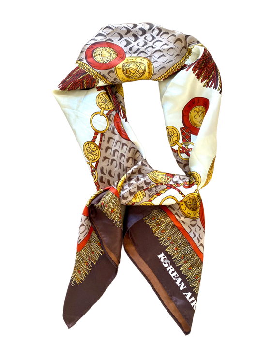 Foulard à motifs chaînes