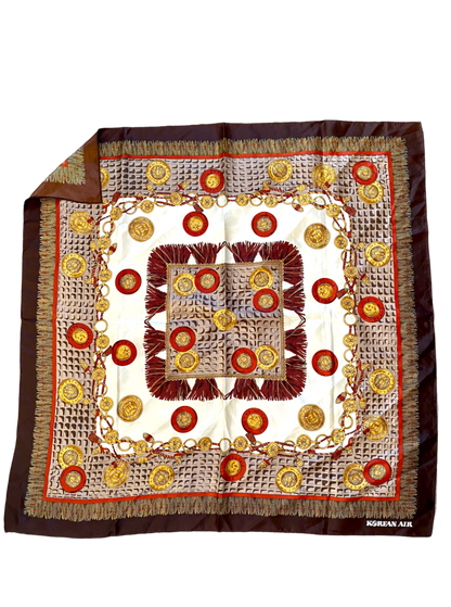 Foulard à motifs chaînes