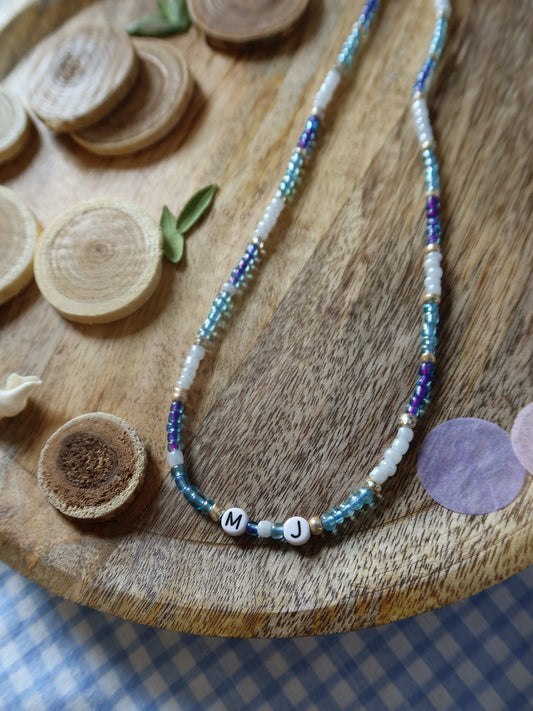 Collier personnalisé initiales